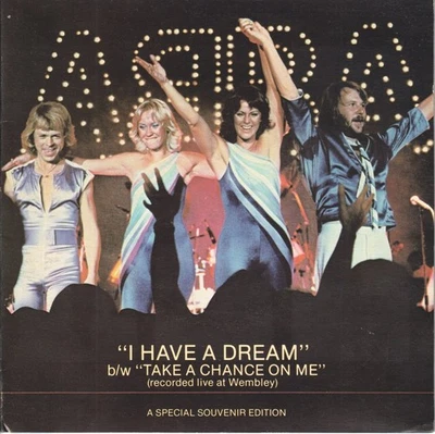 Abba I Have A Dream 7" vinyl UK Epic 1979 7" in Souvenir gatefold pic sleeve - Image 1 of 3