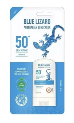 Blue Lizard Sensitive SPF50 Mineral Sunscreen Stick Broad Spectrum All Ages 1ct - Image 1 of 4