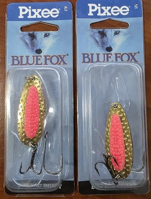 (2) Cuchara Blue Fox Pixee Inserto EggSac 1/4 OZ 01-20-032IC Foto 1 de 3