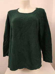 * Suéter de lana s.Oliver T. 46 F 48 I 50 UK 20 US 16 EXCELENTE verde - Imagen 1 de 7