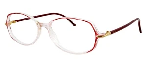 SILHOUETTE SPX 1899 20 6104 53mm Rosa Klar Rot Brille Brillengestell Only Austria - Bild 1 von 7