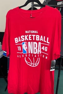 Camiseta gráfica de la Asociación Nacional de Baloncesto de la NBA 1946 para hombre X-grande roja - Imagen 1 de 9