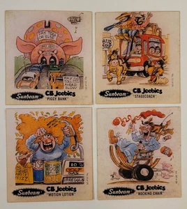 1977 CB JEEBIES Sunbeam Bread BÜGELBILD STICKER KARTENSET 4/25 Piggy MOTION LOTION + - Bild 1 von 2