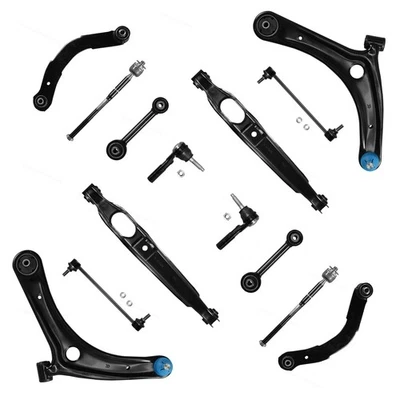 14 brazos de control delanteros traseros aptos para Jeep Patriot Compass Dodge Caliber 2007-2017 Foto 1 de 4