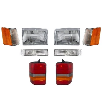 Tail Light Kit For 1993-1998 Jeep Grand Cherokee Driver and Passenger Side - Image 1 of 4