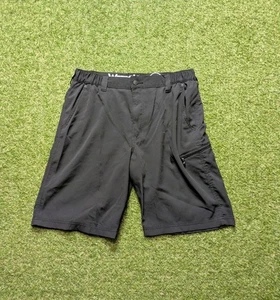 Wrangler Shorts Mens 34 Black Performance  Outdoors Hiking Pockets Comfort Waist - Picture 1 of 7