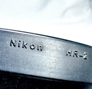 Nikon HR-2 Rubber Lens Hood 52mm Threaded Screw In For 55mm F1.2 Collapsible - Picture 1 of 9