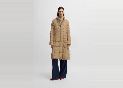 Moncler Cappotto Donna 36 Classico Beige