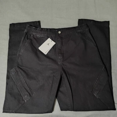 Pantalones cargo Air Jordan Essentials Chicago lavados medianos para hombre FN6364-010 negros  Foto 1 de 4