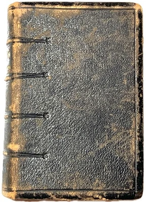 1887 IMITAZIONE DI GESU CRISTO KEMPIS ITALIAN DEVOTIONAL LEATHER MINIATURE ITALY - Image 1 of 4