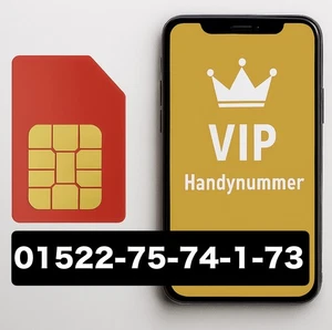 Vodafone Handy SIM Karte | Top Rufnummer | Einfache Gold Premium Telefonnummer - Bild 1 von 2