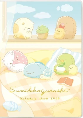 San-X Sumikko Gurashi 2026 Monthly Planner, Thread-Bound, B6, Me67408_ - Image 1 of 4