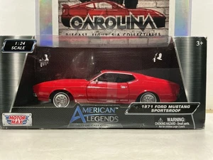 1:24 MOTORMAX: AMERICAN LEGENDS  1971 FORD MUSTANG SPORTSROOF - Picture 1 of 3