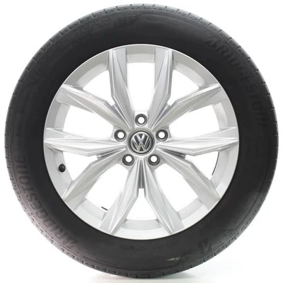VW Tiguan AD1 Sommerräder Kingston Bridgestone 235/55R18 100V DOT22 5NA601025B - Bild 1 von 4
