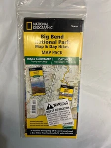 Big Bend Day Escursioni e Mappa Parco Nazionale [Map Pack Bundle] (National Geographic  - Foto 1 di 1