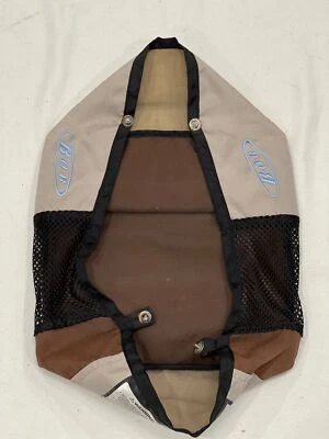 BOB Revolution Single Stroller Brown & Blue Basket Bag Lower Storage Pouch - Image 1 of 4