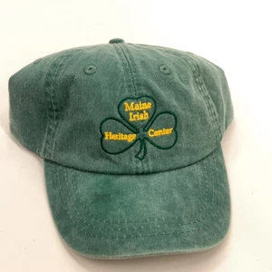 Maine Irish Heritage Center Hat Green Shamrock Cotton Dad Cap - Picture 1 of 5