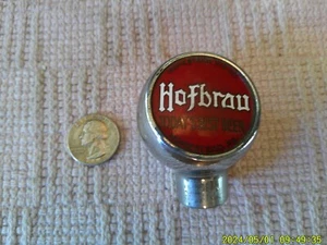 VINTAGE HOFBRAU "TODAY'S BEST BEER" TAP HANDLE-HOMESTEAD ICE CO PA-RARE - Picture 1 of 4
