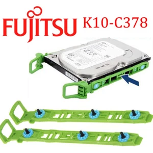 2X Fujitsu Easy Rail Supports M3 HDD Caddy De 3,5" K10-C378 Tray - Photo 1/4