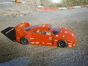 0003 CARROCERÍA RADIOCONTROL FERRARI F40 ESCALA 1/5 + ALA + CALCOMANÍAS - Imagen 1 de 2