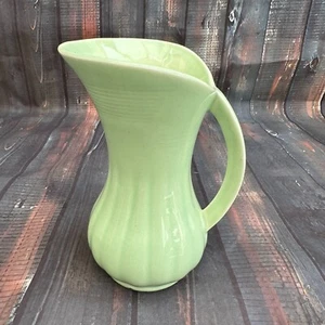 Vintage Sylvac Jug Pitcher Vase Pale Green Style 1625 Display Only Crazed - Picture 1 of 12