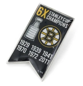 BOSTON BRUINS - CHAMPIONS - LAPEL/HAT PIN - BRAND NEW - NHL-PN-1064-07 - Picture 1 of 1