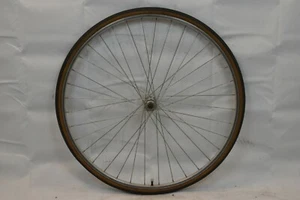 Ukai 27" Front Road Bike Wheel Shimano Hub Silver OLW100 18mm 36S AV - Picture 1 of 7