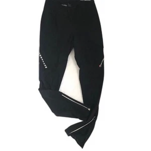 "Pantalones legging Montane medianos negros reflectantes con cremallera dobladillos 28"" entrepierna usados en excelente estado" - Imagen 1 de 12