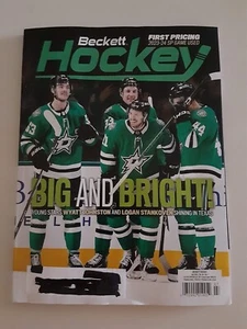 Beckett Hockey Magazine July 2024 Dallas Stars Wyatt Johnston & Logan Stankoven - Picture 1 of 1