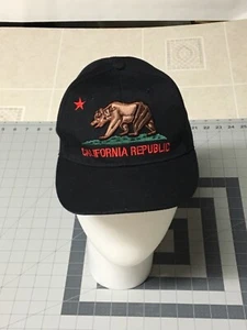 CALIFORNIA REPUBLIC black adjustable SnapBack cap - Bild 1 von 4