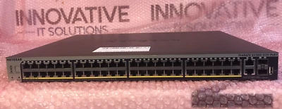 NetGear GS752TXP ProSafe S3300-52X-PoE+ 48 Port Gigabit Switch + 4 10G Uplinks - Image 1 of 3