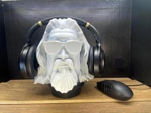 Big Lebowski Headphone Stand | Jeff Bridges The Dude Headset Display - Picture 1 of 8