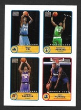 2003-04 Bazooka Four on One Stickers #55 Josh Howard RC Dallas Mavericks