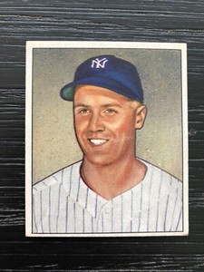 Bobby Brown Vintage 1951 Bowman #110 New York Yankees Excellent- Near Mint