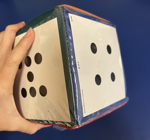 Math Movement Activity Teaching Cube & Cards Follow Directions Hands On Learning