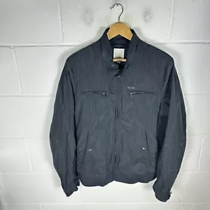 Diesel Jacket Mens Large Black Motorcycle Biker Y2K Retro Utility Parka Casual* - Picture 1 of 13