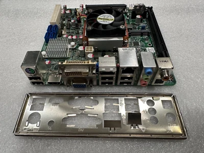 Jetway NF98-QM57-LF Motherboard Mini With Intel Core i5-520m 2.40Ghz & 4GB Ram - Image 1 of 4