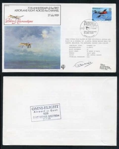 FF5a 70th Ann 1st Aeroplane Flight Across the Channel Signed by Peter Crispe - Picture 1 of 1