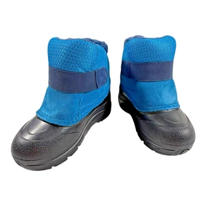 The North Face Toddler Alpenglow II Snow Boots Size 9 Waterproof Acoustic Blue - Picture 1 of 19
