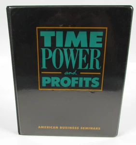 Time Power & Profits American Business Seminars 6x Cassette Tape Program & Book - Picture 1 of 5
