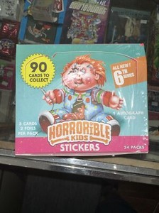 READ Open Horrorible Kids 6th Series 24 Pack Box No Auto No Plate Mark Pingitore
