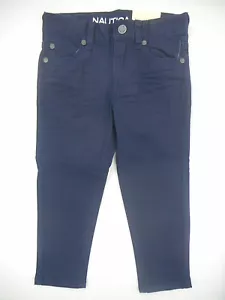 Pantalones de mezclilla deportivos Nautica $36.50 deportivos azul marino de ajuste ajustado/elásticos talla 2T-4T - Imagen 1 de 5
