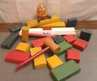Vintage Sifo Wood Building Blocks, Two Hammers and Humpty Dumpty