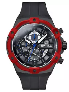 *NEW IN BOX* Brera Milano Supersportivo EVO Chronograph BMSSQC4503B Mens Watch - Picture 1 of 1
