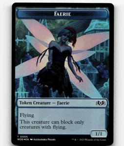 FOIL - Gettone MTG Faerie Food (0012) - Selvaggi di Eldraine - Foto 1 di 2