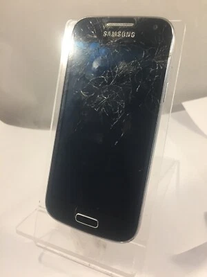 Samsung Galaxy S4 Mini Black Unlocked Smartphone Cracked Incomplete 1.5GB RAM   - Image 1 of 4