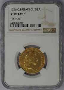 1726 Great Britain Guinea Gold Coin - Certified NGC XF Details Very Rare (SL430 - Picture 1 of 6