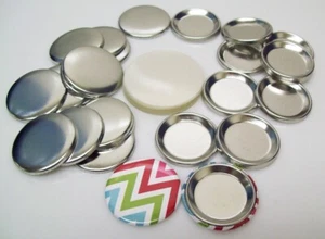 Piezas de botón trasero sangrado de 1-1/2" (1,5 pulgadas) para máquinas de fabricación de botones - Imagen 1 de 2