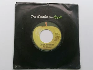 THE BEATLES ON APPLE USA 45 ELEANOR RIGBY YELLOW SUBMARINE - Picture 1 of 6