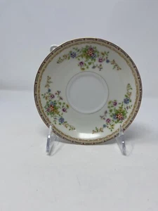 National China Patricia Untertasse Vintage hergestellt in Japan Goldrand 5 5/8" #2310 - Bild 1 von 11